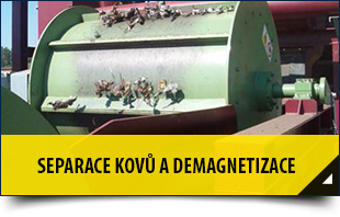 Separace kovů a demagnetizace